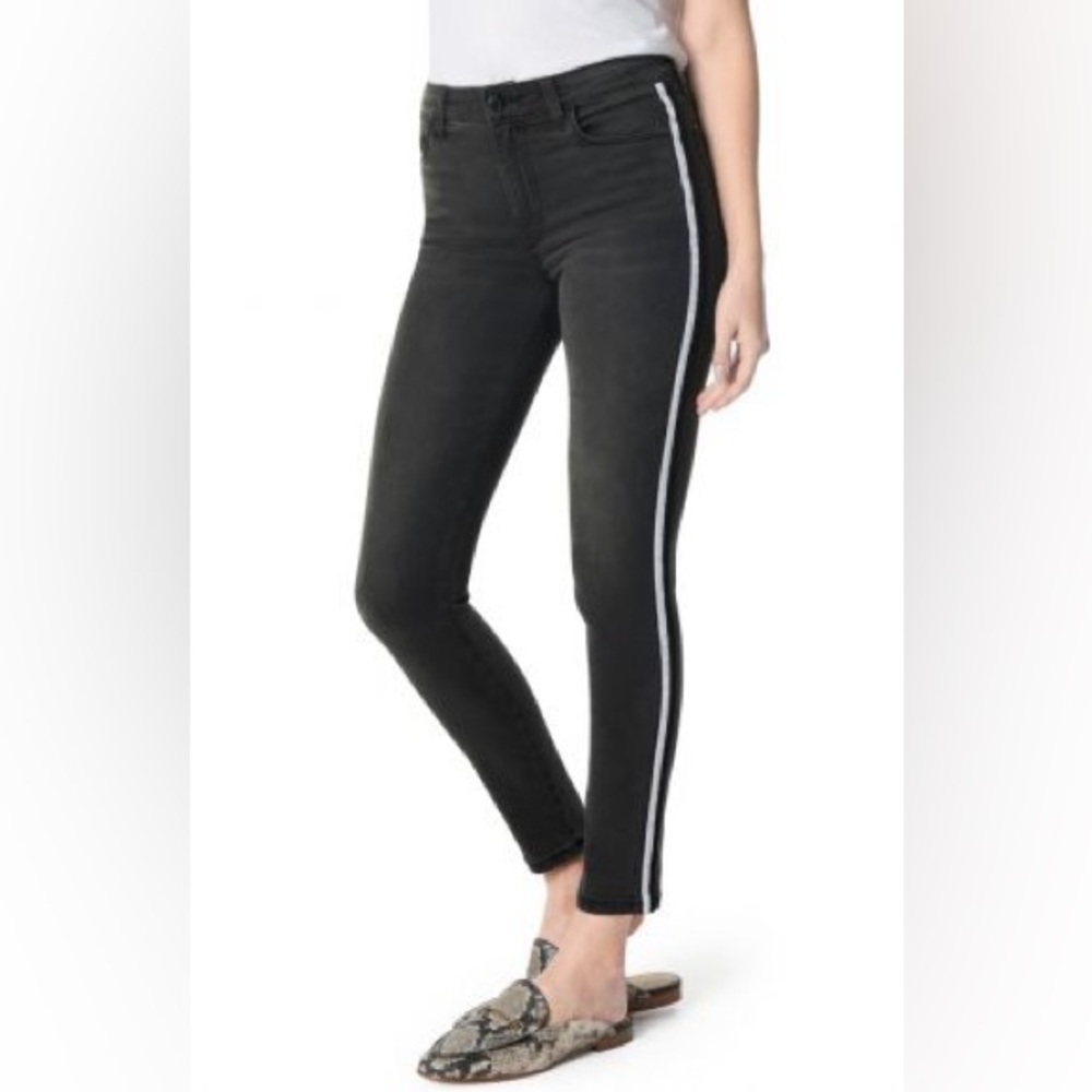 Joe's Jeans Charlie Velvet Stripe Ankle Skinny Jeans